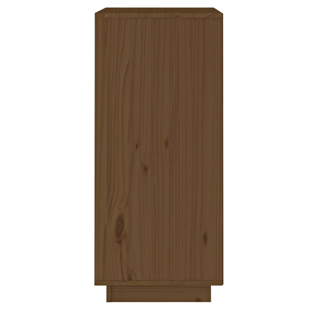 Sideboard Honigbraun 38x35x80 cm Massivholz Kiefer - Pazzar.ch