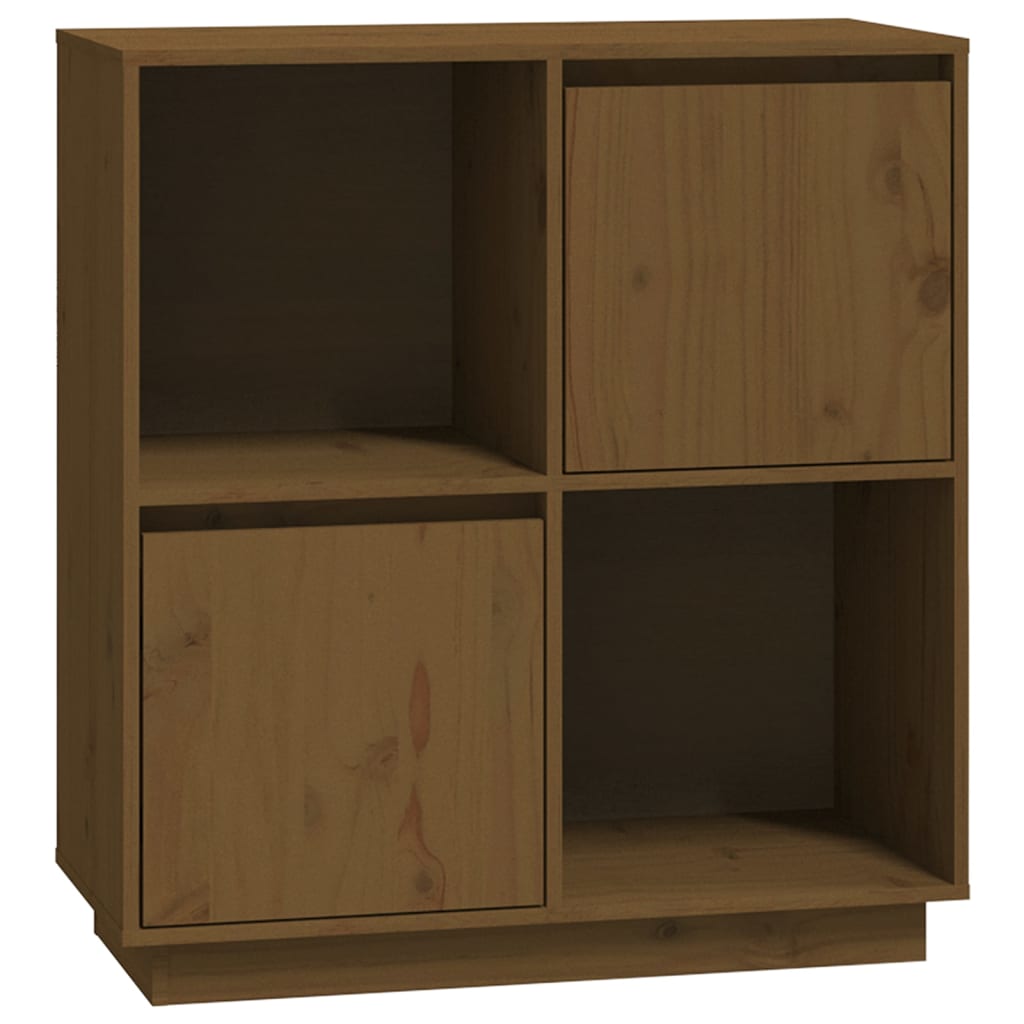 Sideboard Honigbraun 74x35x80 cm Massivholz Kiefer - Pazzar.ch