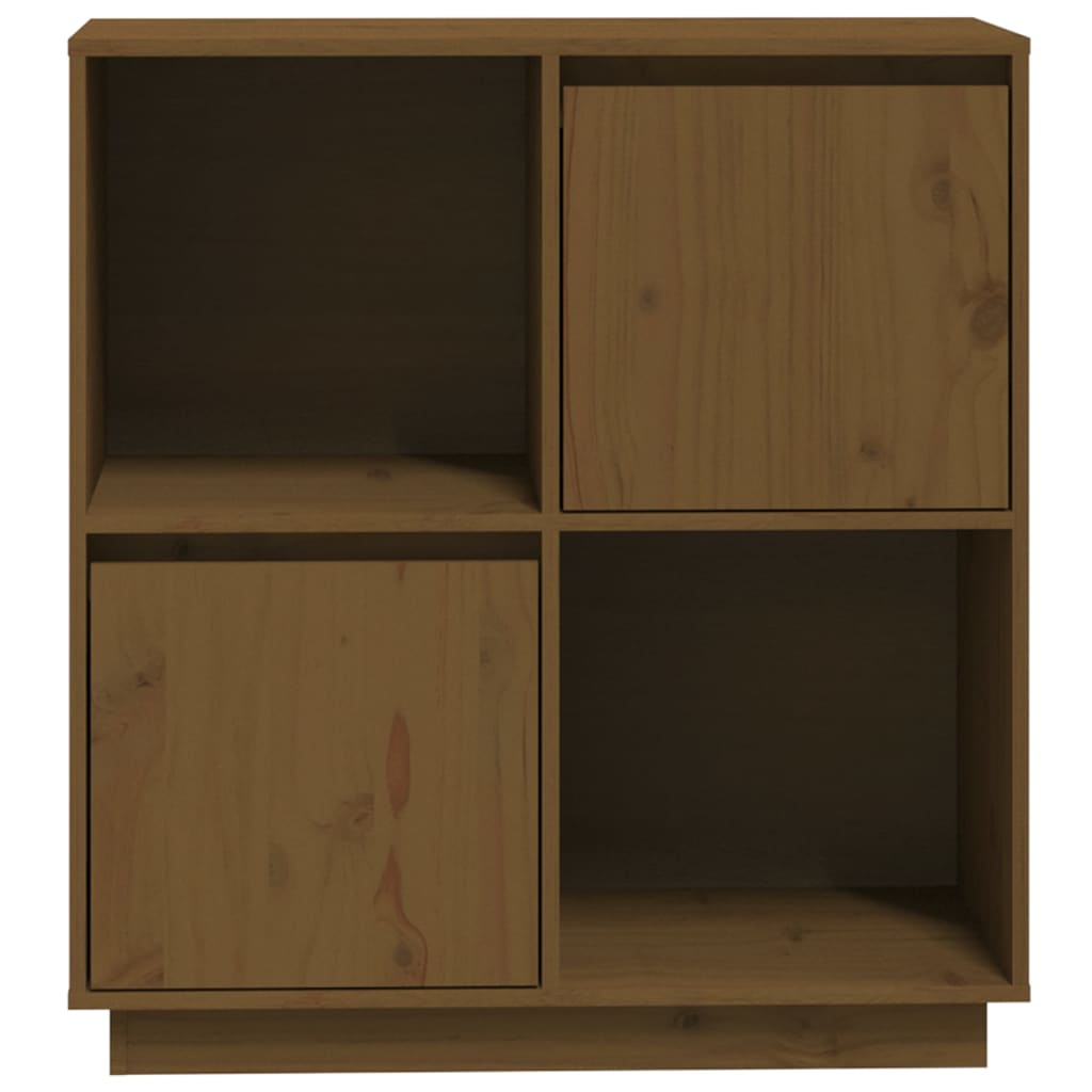 Sideboard Honigbraun 74x35x80 cm Massivholz Kiefer - Pazzar.ch