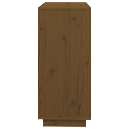 Sideboard Honigbraun 74x35x80 cm Massivholz Kiefer - Pazzar.ch