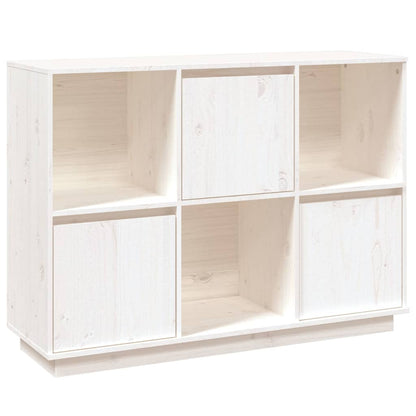 Sideboard Weiß 110,5x35x80 cm Massivholz Kiefer - Pazzar.ch