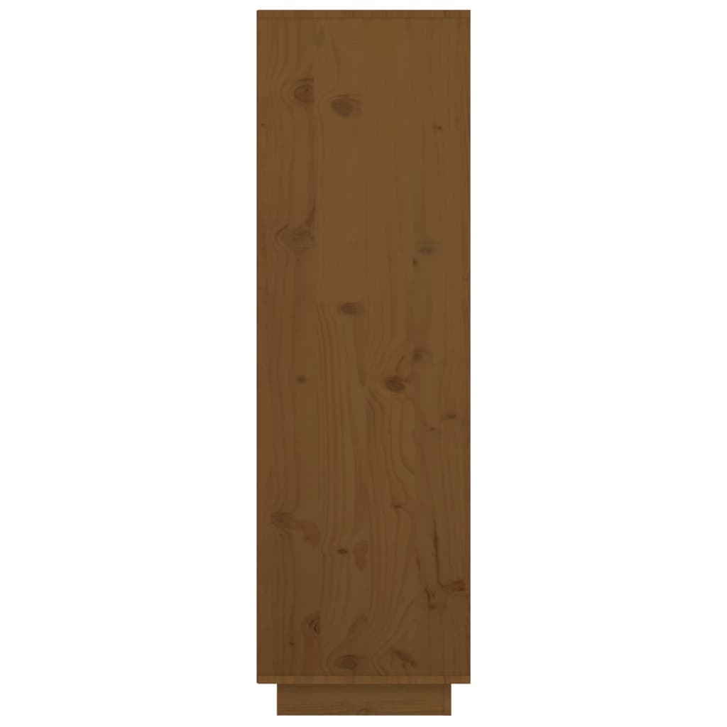 Highboard Honigbraun 38x35x117 cm Massivholz Kiefer - Pazzar.ch