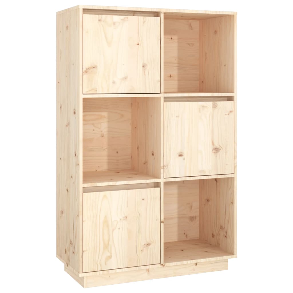 Highboard 74x35x117 cm Massivholz Kiefer - Pazzar.ch
