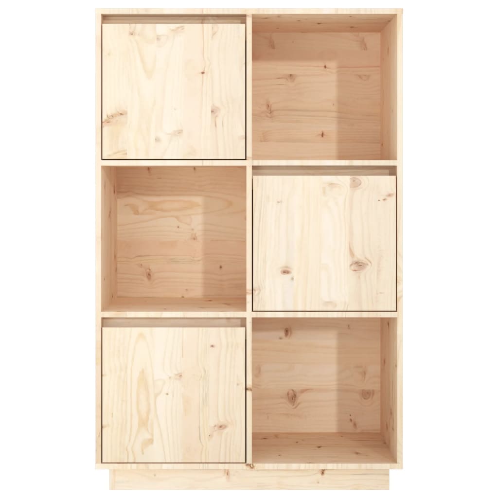 Highboard 74x35x117 cm Massivholz Kiefer - Pazzar.ch