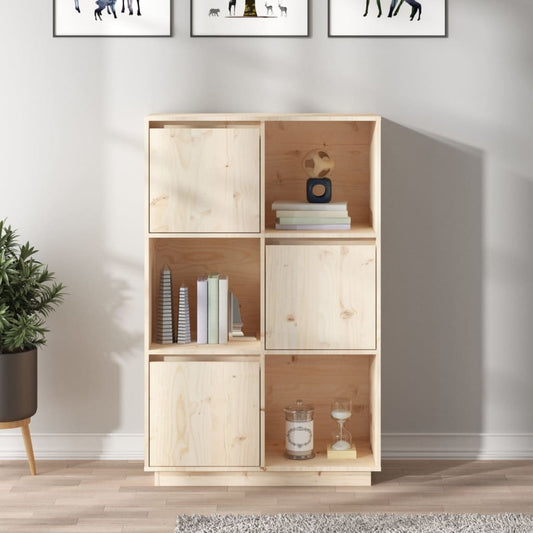 Highboard 74x35x117 cm Massivholz Kiefer - Pazzar.ch