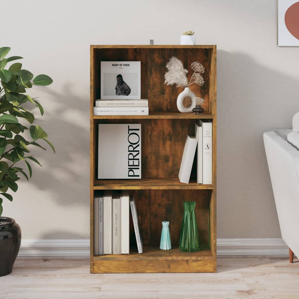 Bücherregal Räuchereiche 60x24x109 cm Holzwerkstoff - Pazzar.ch