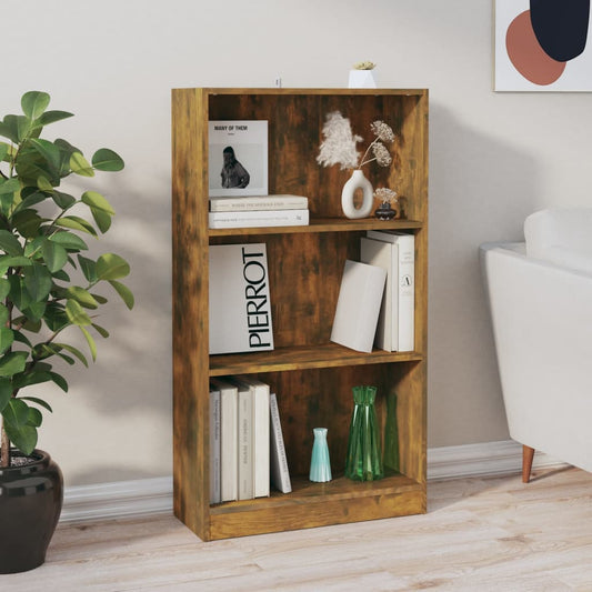 Bücherregal Räuchereiche 60x24x109 cm Holzwerkstoff - Pazzar.ch