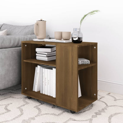 Beistelltisch Braun Eiche 70x35x55 cm Holzwerkstoff - Pazzar.ch