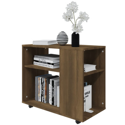 Beistelltisch Braun Eiche 70x35x55 cm Holzwerkstoff - Pazzar.ch