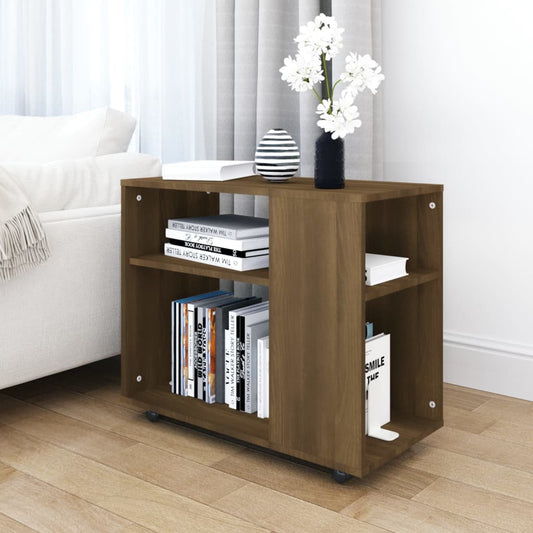 Beistelltisch Braun Eiche 70x35x55 cm Holzwerkstoff - Pazzar.ch