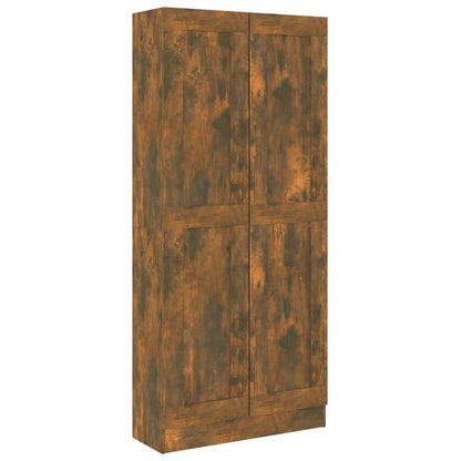 Badezimmerschrank Räuchereiche 82,5x30,5x185,5 cm Holzwerkstoff - Pazzar.ch