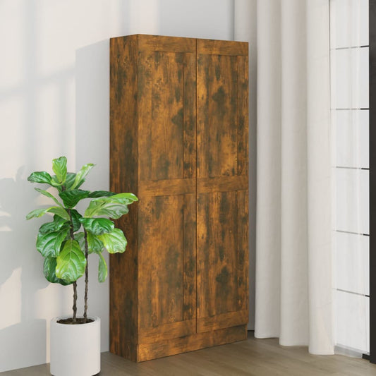 Badezimmerschrank Räuchereiche 82,5x30,5x185,5 cm Holzwerkstoff - Pazzar.ch