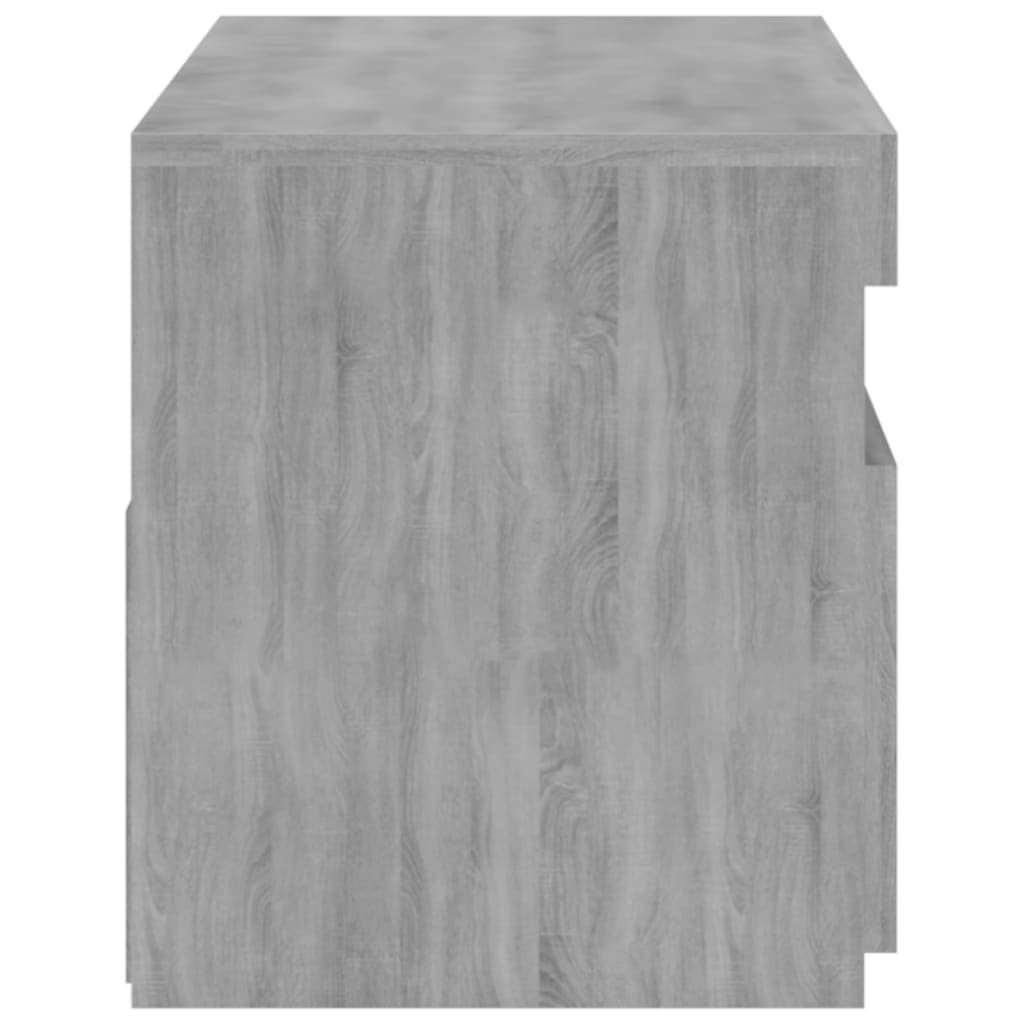 TV-Schrank mit LED-Leuchten Grau Sonoma 75x35x40 cm - Pazzar.ch