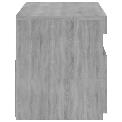 TV-Schrank mit LED-Leuchten Grau Sonoma 75x35x40 cm - Pazzar.ch