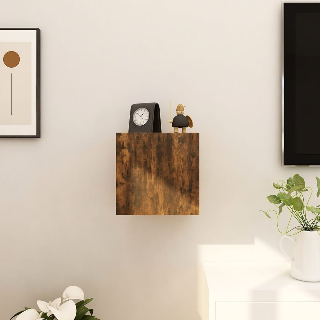 TV-Wandschrank Räuchereiche 30,5x30x30 cm - Pazzar.ch