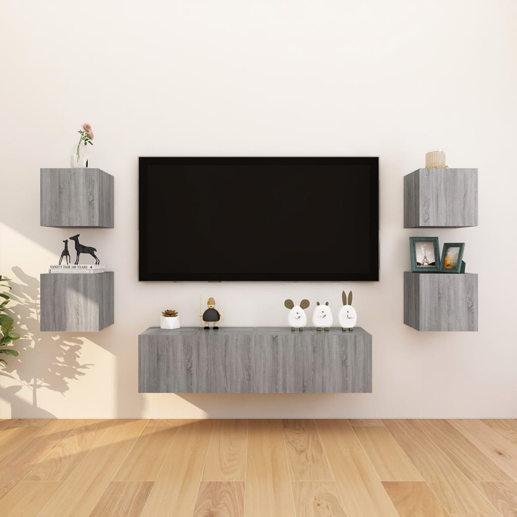 TV-Wandschrank Grau Sonoma 30,5x30x30 cm - Pazzar.ch