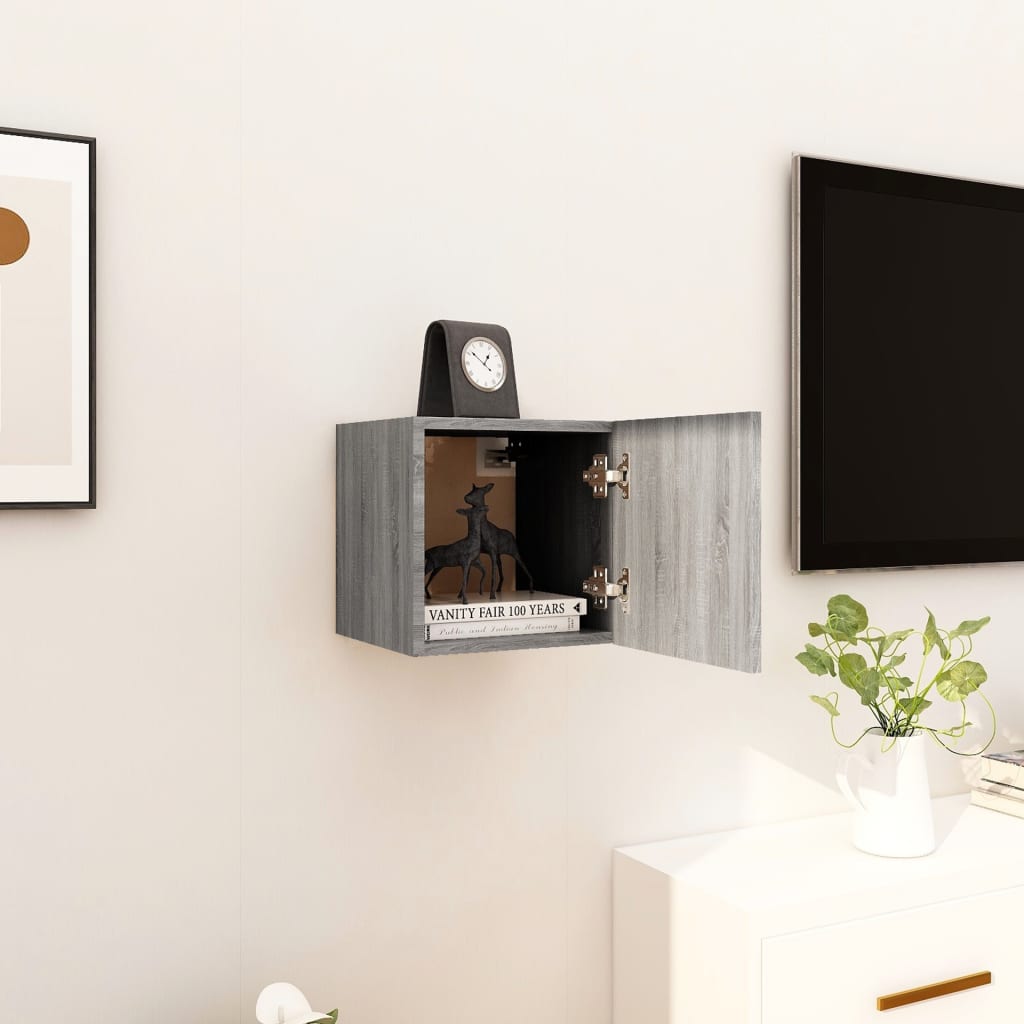 TV-Wandschrank Grau Sonoma 30,5x30x30 cm - Pazzar.ch
