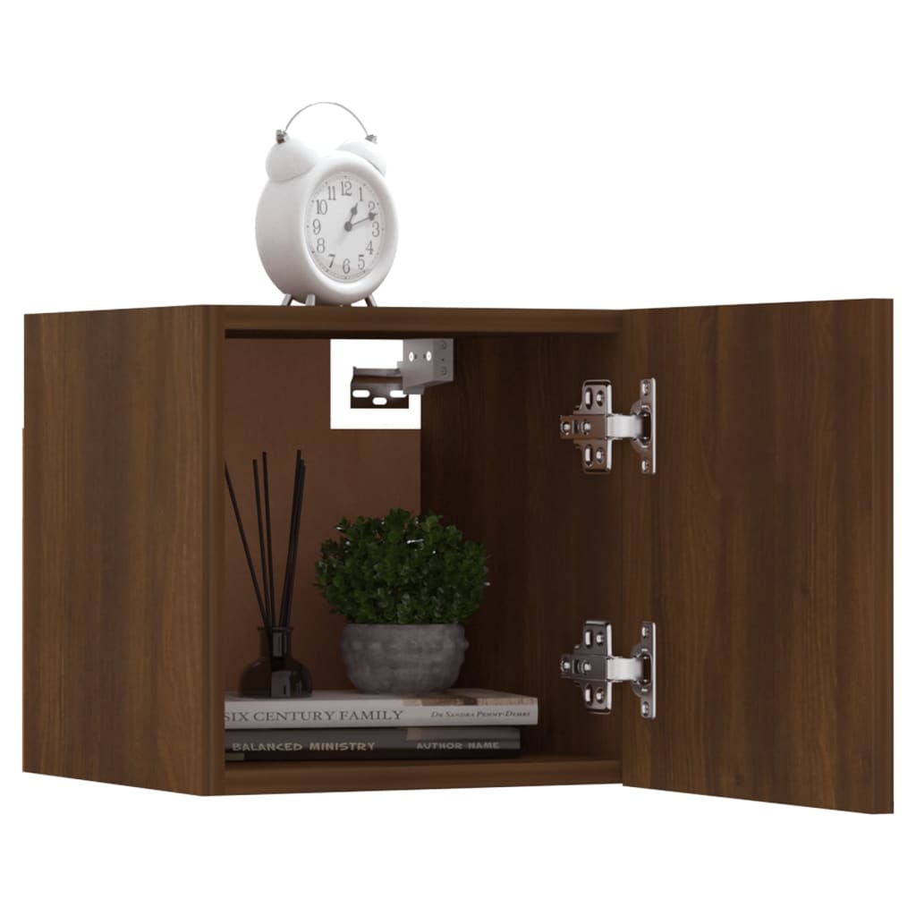 TV-Wandschrank Braun Eiche 30,5x30x30 cm - Pazzar.ch
