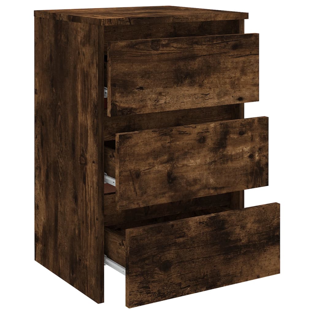 Nachttisch Räuchereiche 40x35x62,5 cm Holzwerkstoff - Pazzar.ch