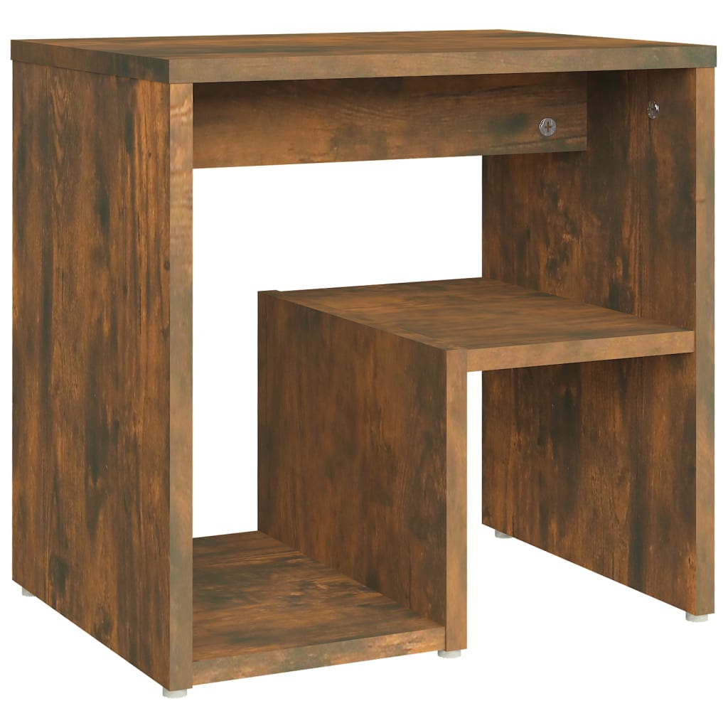 Nachttisch Räuchereiche 40x30x40 cm Holzwerkstoff - Pazzar.ch