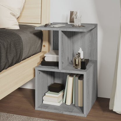 Nachttisch Grau Sonoma 35x35x55 cm Holzwerkstoff - Pazzar.ch