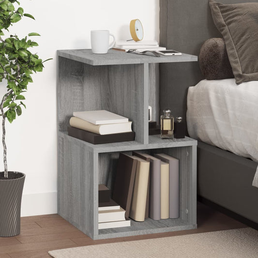 Nachttisch Grau Sonoma 35x35x55 cm Holzwerkstoff - Pazzar.ch