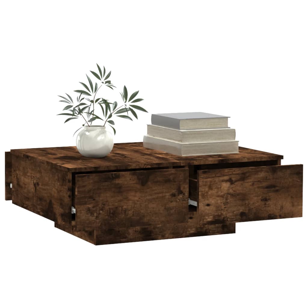 Couchtisch Räuchereiche 90x60x31 cm Holzwerkstoff - Pazzar.ch