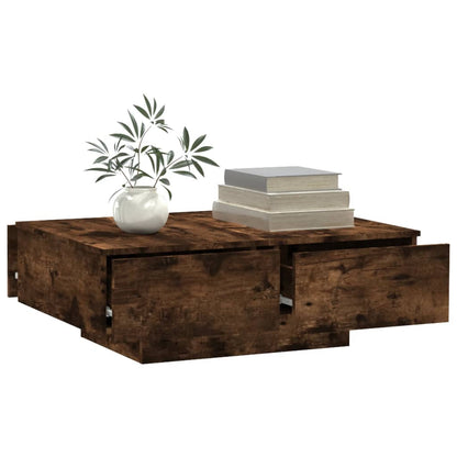 Couchtisch Räuchereiche 90x60x31 cm Holzwerkstoff - Pazzar.ch