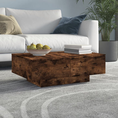 Couchtisch Räuchereiche 90x60x31 cm Holzwerkstoff - Pazzar.ch