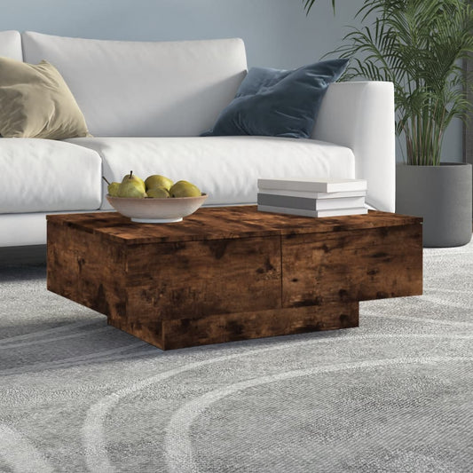Couchtisch Räuchereiche 90x60x31 cm Holzwerkstoff - Pazzar.ch