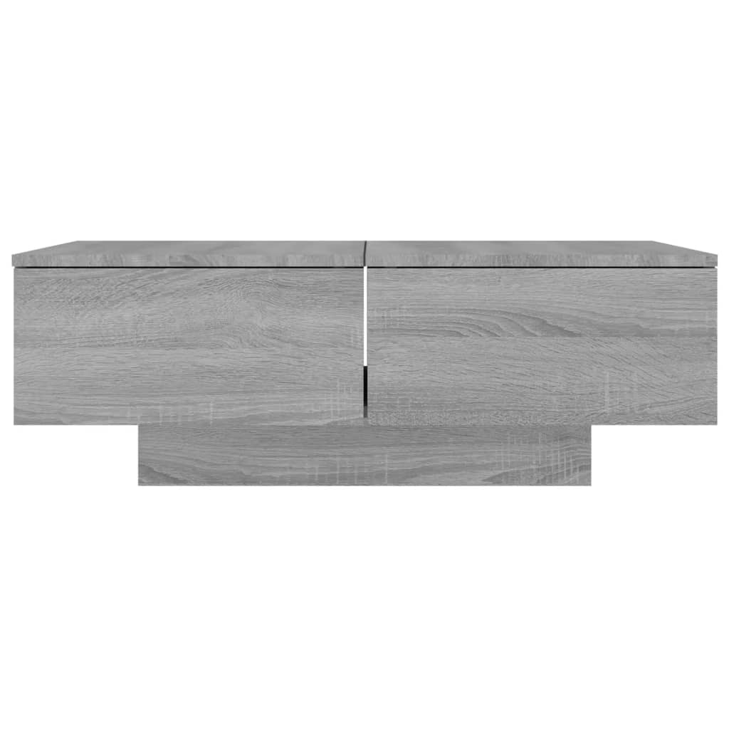 Couchtisch Grau Sonoma 90x60x31 cm Holzwerkstoff - Pazzar.ch