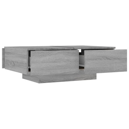 Couchtisch Grau Sonoma 90x60x31 cm Holzwerkstoff - Pazzar.ch