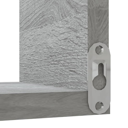 Wand-Eckregale 2 Stk. Grau Sonoma 40x40x50 cm Holzwerkstoff - Pazzar.ch