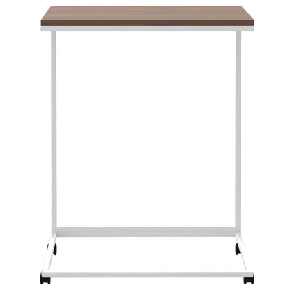 Beistelltisch mit Rollen Weiß 55x35x70 cm Holzwerkstoff - Pazzar.ch