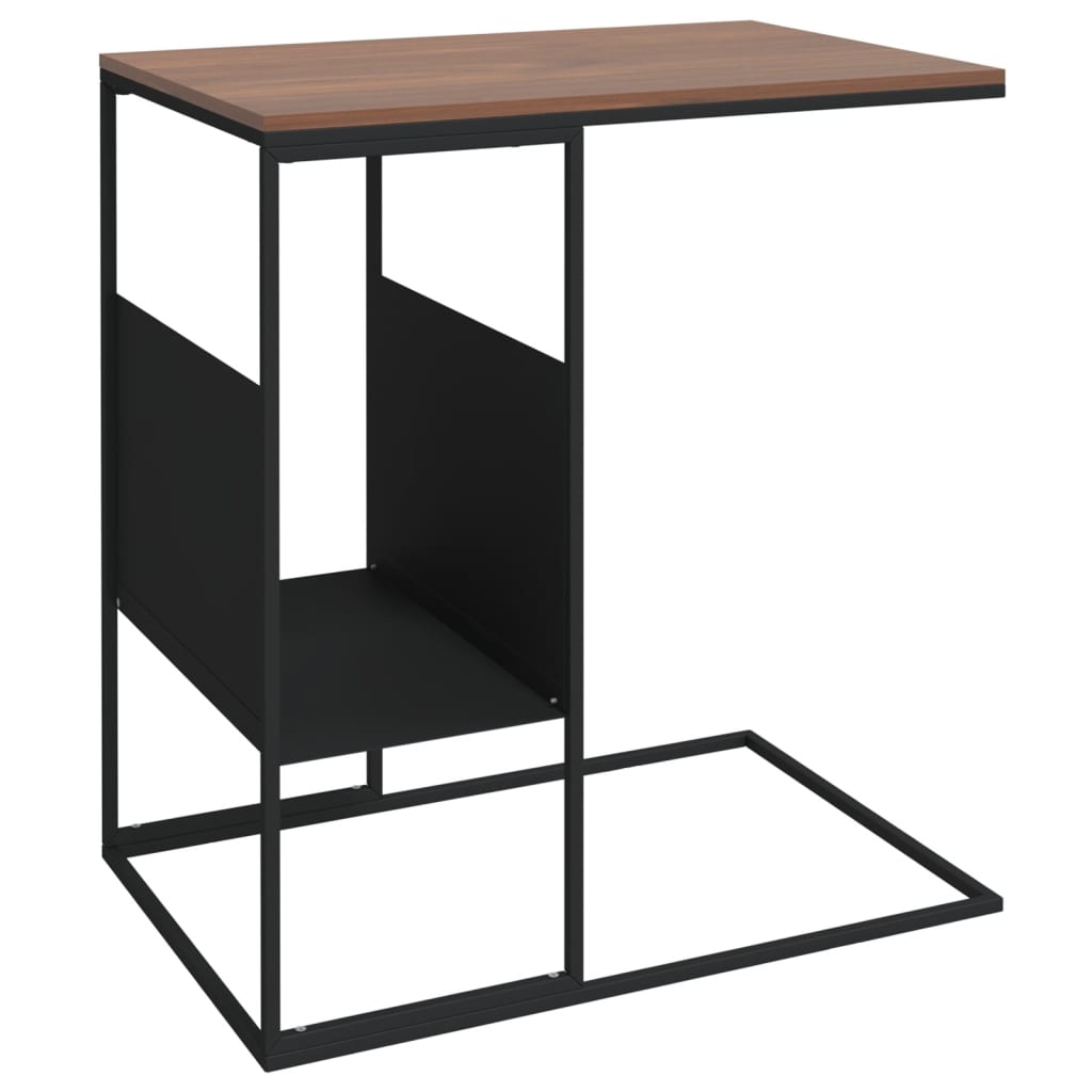 Beistelltisch Schwarz 55x36x59,5 cm Holzwerkstoff - Pazzar.ch