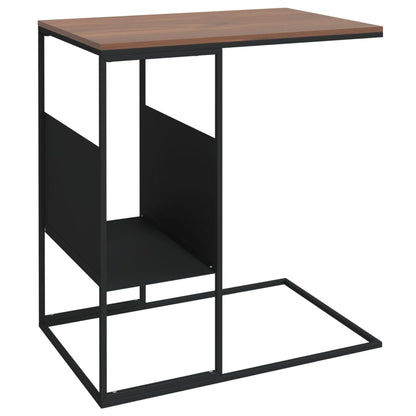 Beistelltisch Schwarz 55x36x59,5 cm Holzwerkstoff - Pazzar.ch