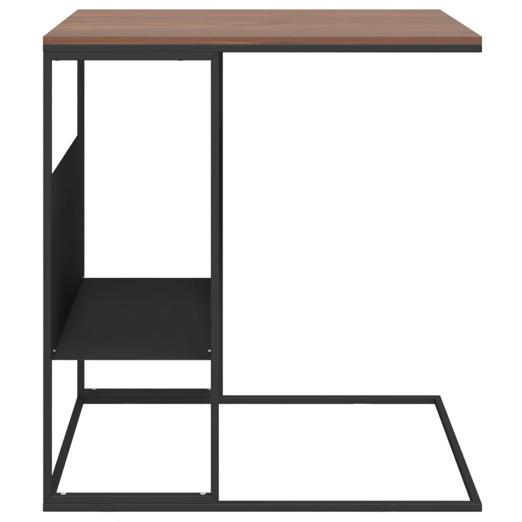 Beistelltisch Schwarz 55x36x59,5 cm Holzwerkstoff - Pazzar.ch