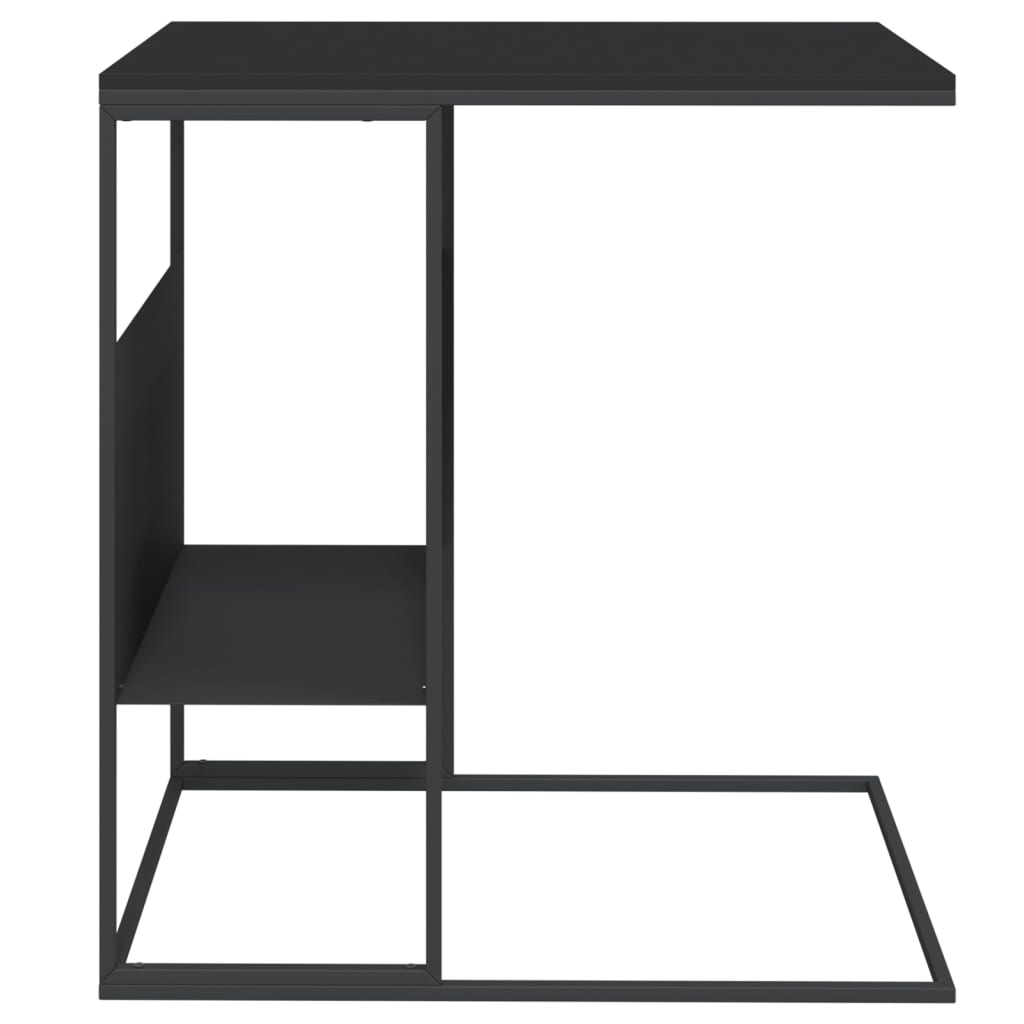Beistelltisch Schwarz 55x36x59,5 cm Holzwerkstoff - Pazzar.ch