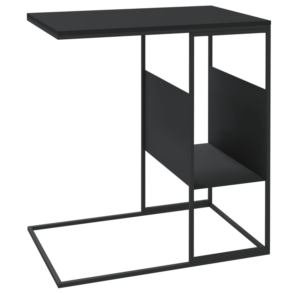 Beistelltisch Schwarz 55x36x59,5 cm Holzwerkstoff - Pazzar.ch