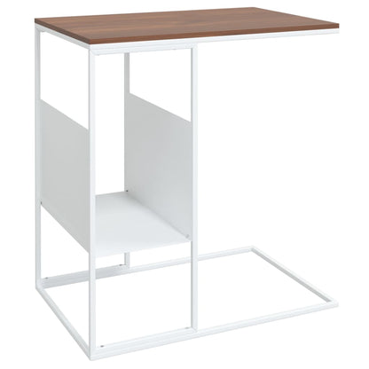 Beistelltisch Weiß 55x36x59,5 cm Holzwerkstoff - Pazzar.ch