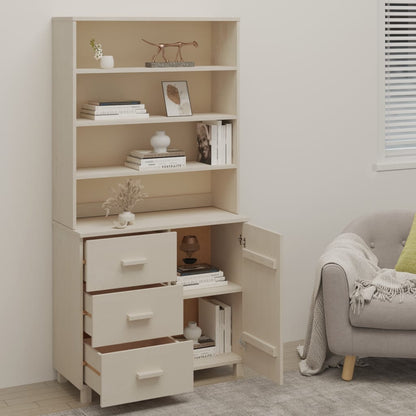 Highboard HAMAR Massivholz Kiefer Honigbraun - Pazzar.ch
