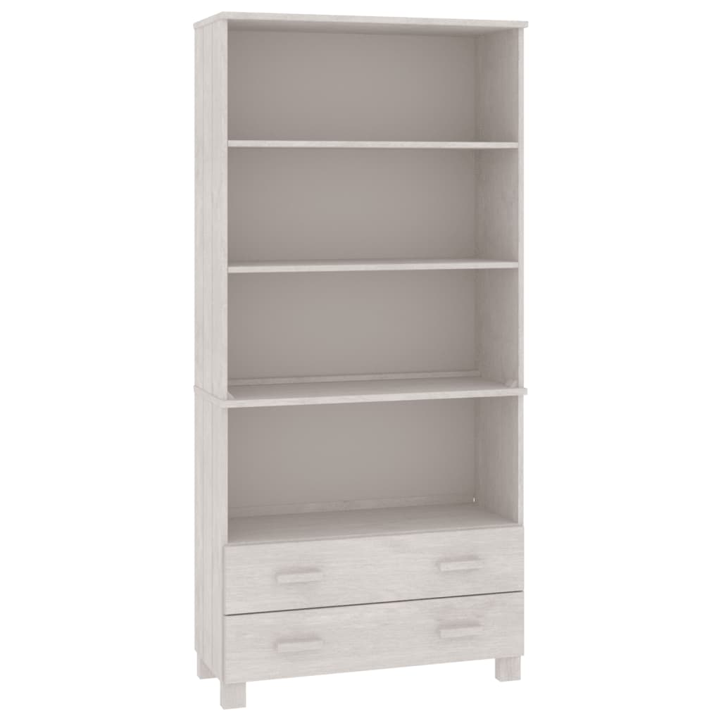 Highboard HAMAR Massivholz Kiefer Weiß