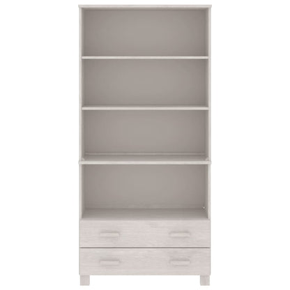 Highboard HAMAR Massivholz Kiefer Weiß - Pazzar.ch