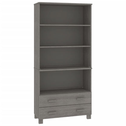 Highboard HAMAR Massivholz Kiefer Hellgrau - Pazzar.ch
