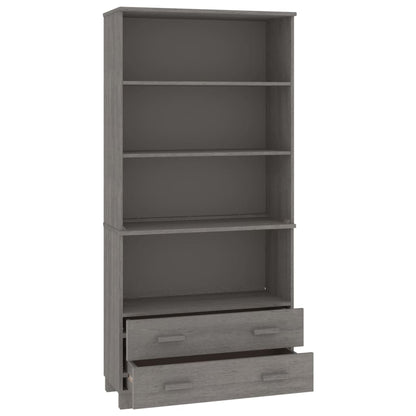 Highboard HAMAR Massivholz Kiefer Hellgrau - Pazzar.ch