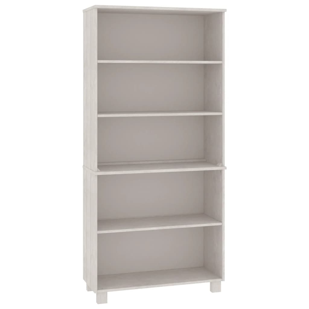 Highboard HAMAR Massivholz Kiefer Weiß - Pazzar.ch