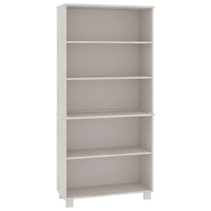 Highboard HAMAR Massivholz Kiefer Weiß - Pazzar.ch