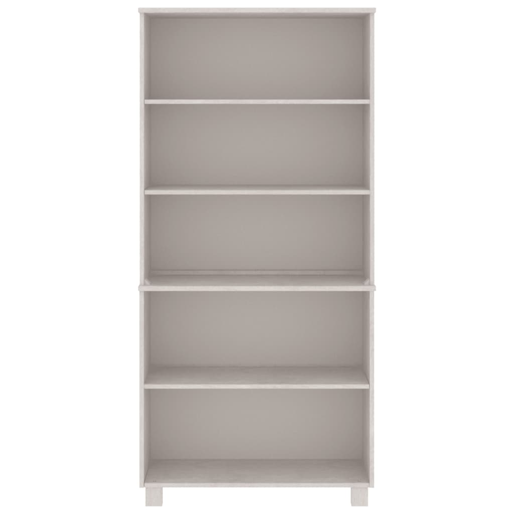 Highboard HAMAR Massivholz Kiefer Weiß - Pazzar.ch
