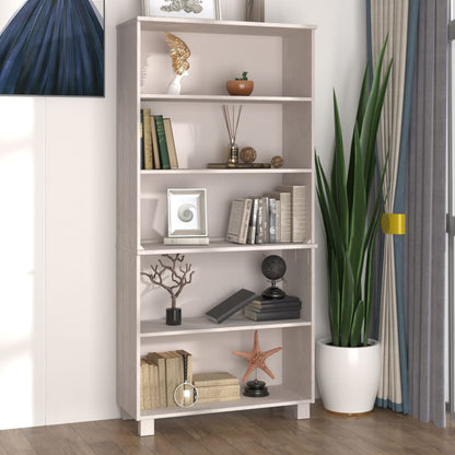 Highboard HAMAR Massivholz Kiefer Weiß - Pazzar.ch