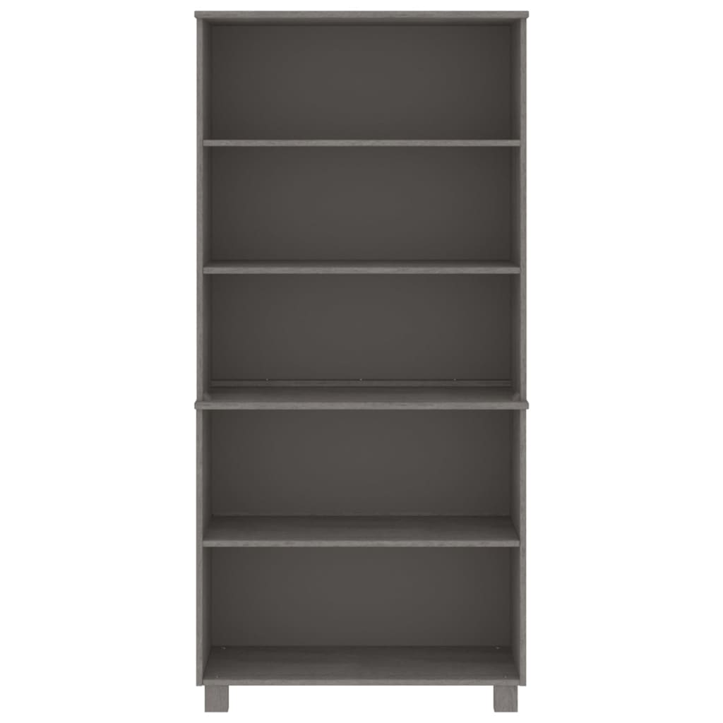 Highboard HAMAR Massivholz Kiefer Hellgrau - Pazzar.ch